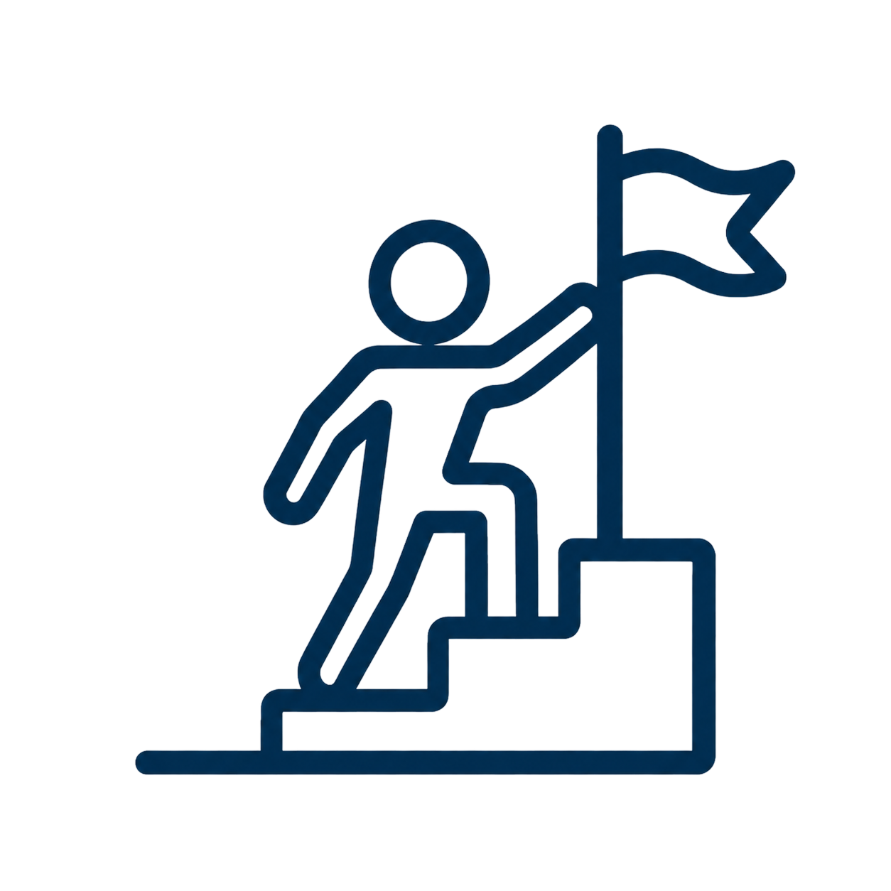 icon of holding flag