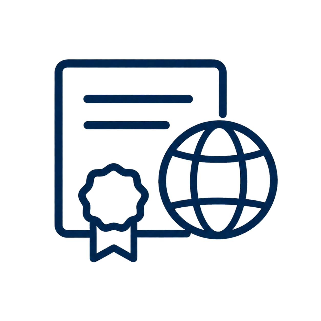 icon for receive a global education