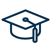 Graduation cap icon